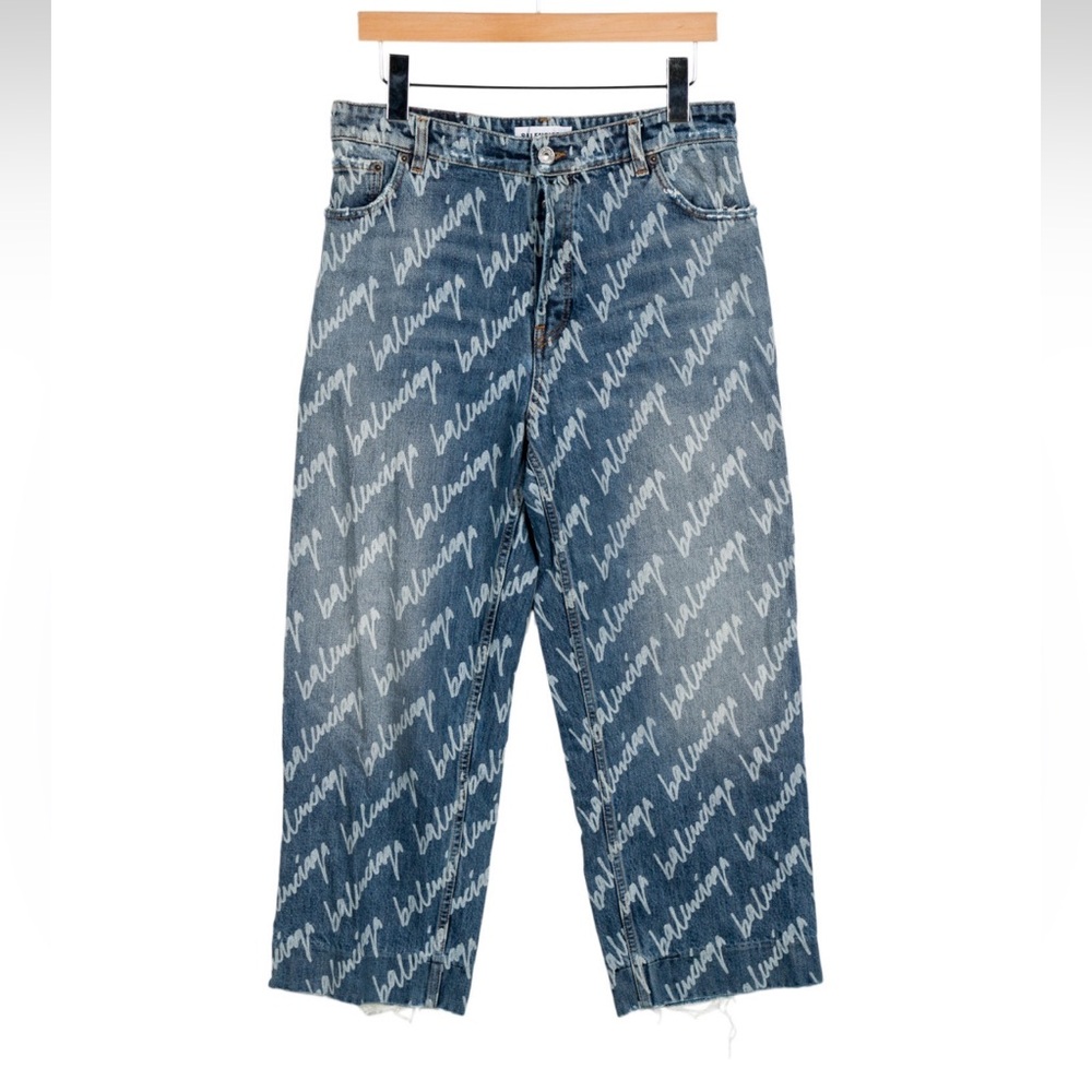 Authentic BALENCIAGA Wide Leg Jeans